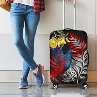 New Zealand Kohwhai Tui Bird Luggage Cover Silver Fern Version LT03 - Polynesian Pride