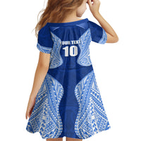 Custom Manu Samoa Rugby Family Matching Off Shoulder Maxi Dress and Hawaiian Shirt Polynesian Tattoo LT03