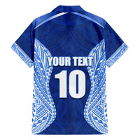 Custom Manu Samoa Rugby Family Matching Summer Maxi Dress and Hawaiian Shirt Polynesian Tattoo LT03