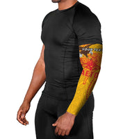 Personalized American Samoa Fautasi Race Arm Sleeves Aeto Pago Pago with Eagle Samoan Tribal Patterns