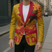 Personalized American Samoa Fautasi Race Blazer Aeto Pago Pago with Eagle Samoan Tribal Patterns