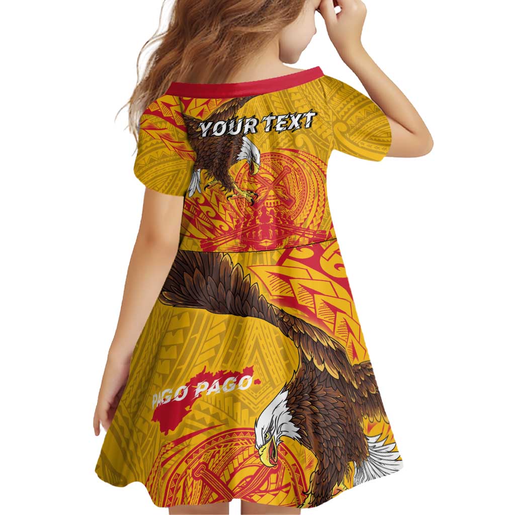 Personalized American Samoa Fautasi Race Family Matching Off Shoulder Maxi Dress and Hawaiian Shirt Aeto Pago Pago with Eagle Samoan Tribal Patterns LT03 - Polynesian Pride