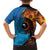 Fiji and Australia Together Family Matching Off Shoulder Maxi Dress and Hawaiian Shirt Tapa Tribal Tattoo mix Aboriginal Pattern