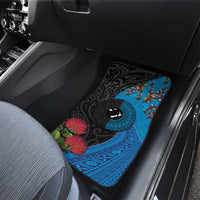 Fiji and New Zealand Together Car Mats Tapa Maori Tattoo mix Tagimoucia and Pohutukawa LT03 - Polynesian Pride