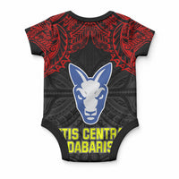 Vitis Central Dabaris Rugby Baby Onesie Papua New Guinea Polynesian Tattoo LT03 - Polynesian Pride