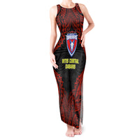 Vitis Central Dabaris Rugby Tank Maxi Dress Papua New Guinea Polynesian Tattoo LT03 Women Red - Polynesian Pride