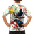 New Zealand Pohutukawa Tui Bird Kid Hawaiian Shirt Kowhai Version LT03 - Polynesian Pride