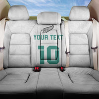 Custom New Zealand Football Back Car Seat Cover Go All Silver Ferns - Towards World Cup 2026 LT03 One Size White - Polynesian Pride