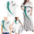 Custom New Zealand Football Family Matching Off Shoulder Maxi Dress and Hawaiian Shirt Go All Silver Ferns - Towards World Cup 2026