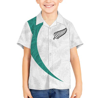 Custom New Zealand Football Hawaiian Shirt Go All Silver Ferns - Towards World Cup 2026 LT03 - Polynesian Pride