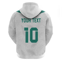 Custom New Zealand Football Hoodie Go All Silver Ferns - Towards World Cup 2026 LT03 - Polynesian Pride