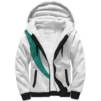 Custom New Zealand Football Sherpa Hoodie Go All Silver Ferns - Towards World Cup 2026 LT03 Unisex White - Polynesian Pride