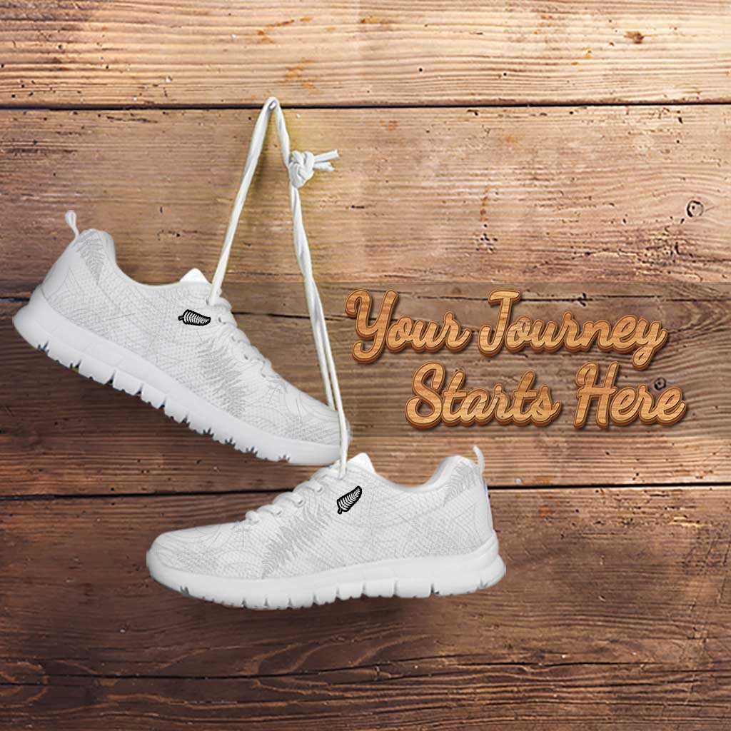 Custom New Zealand Football-Towards World Cup 2026 Sneakers Go All Silver Ferns