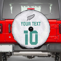 Custom New Zealand Football Spare Tire Cover Go All Silver Ferns - Towards World Cup 2026 LT03 - Polynesian Pride