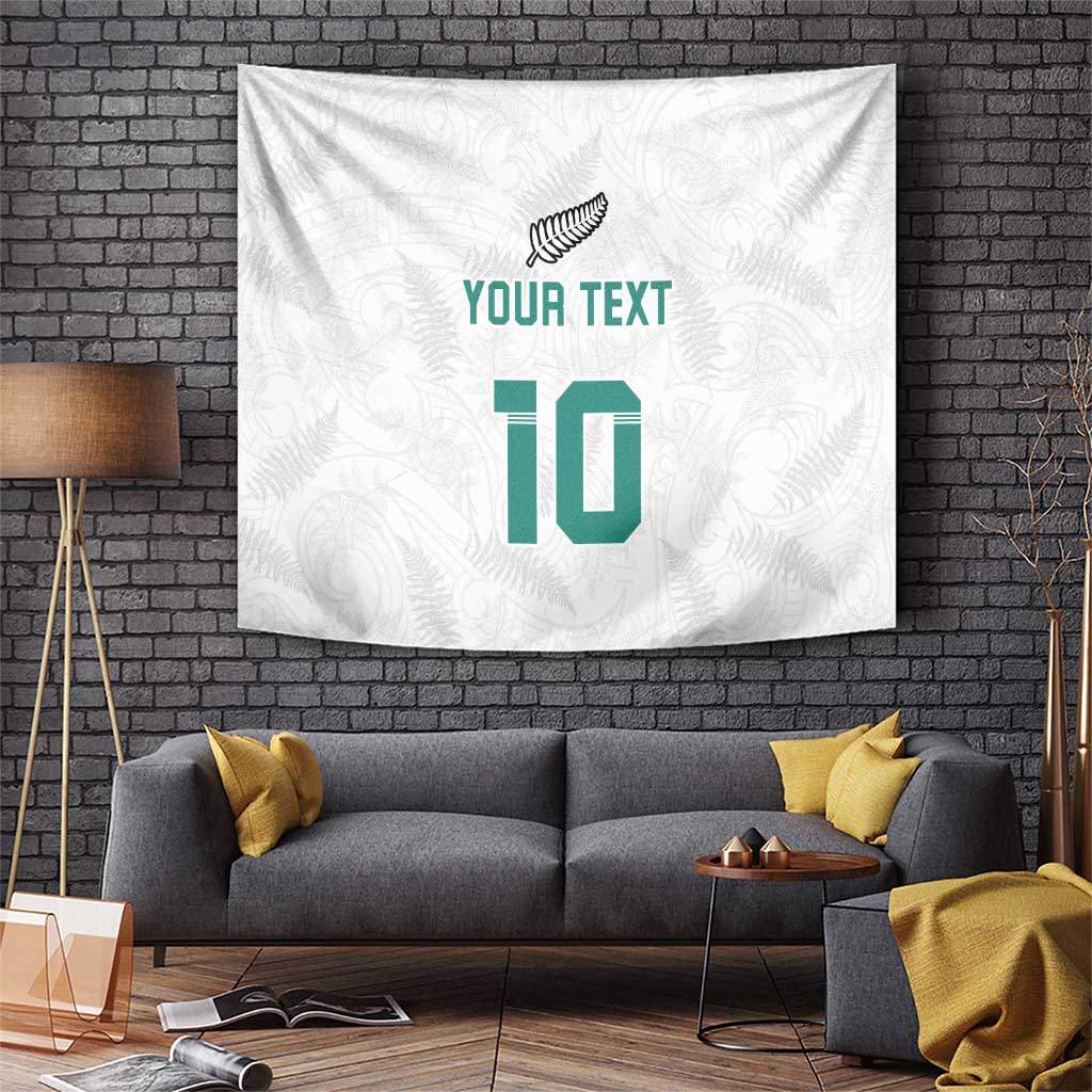 Custom New Zealand Football Tapestry Go All Silver Ferns - Towards World Cup 2026