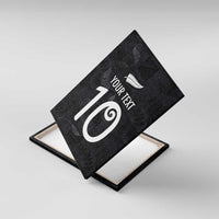 Custom New Zealand Rugby Canvas Wall Art All Silver Ferns Blacks