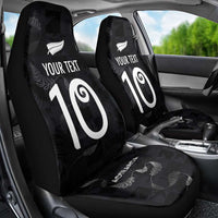 Custom New Zealand Rugby Car Seat Cover All Silver Ferns Blacks LT03 - Polynesian Pride