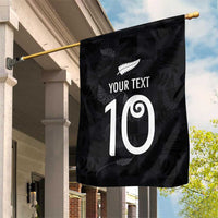 Custom New Zealand Rugby Garden Flag All Silver Ferns Blacks