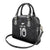 Custom New Zealand Rugby Shoulder Handbag All Silver Ferns Blacks