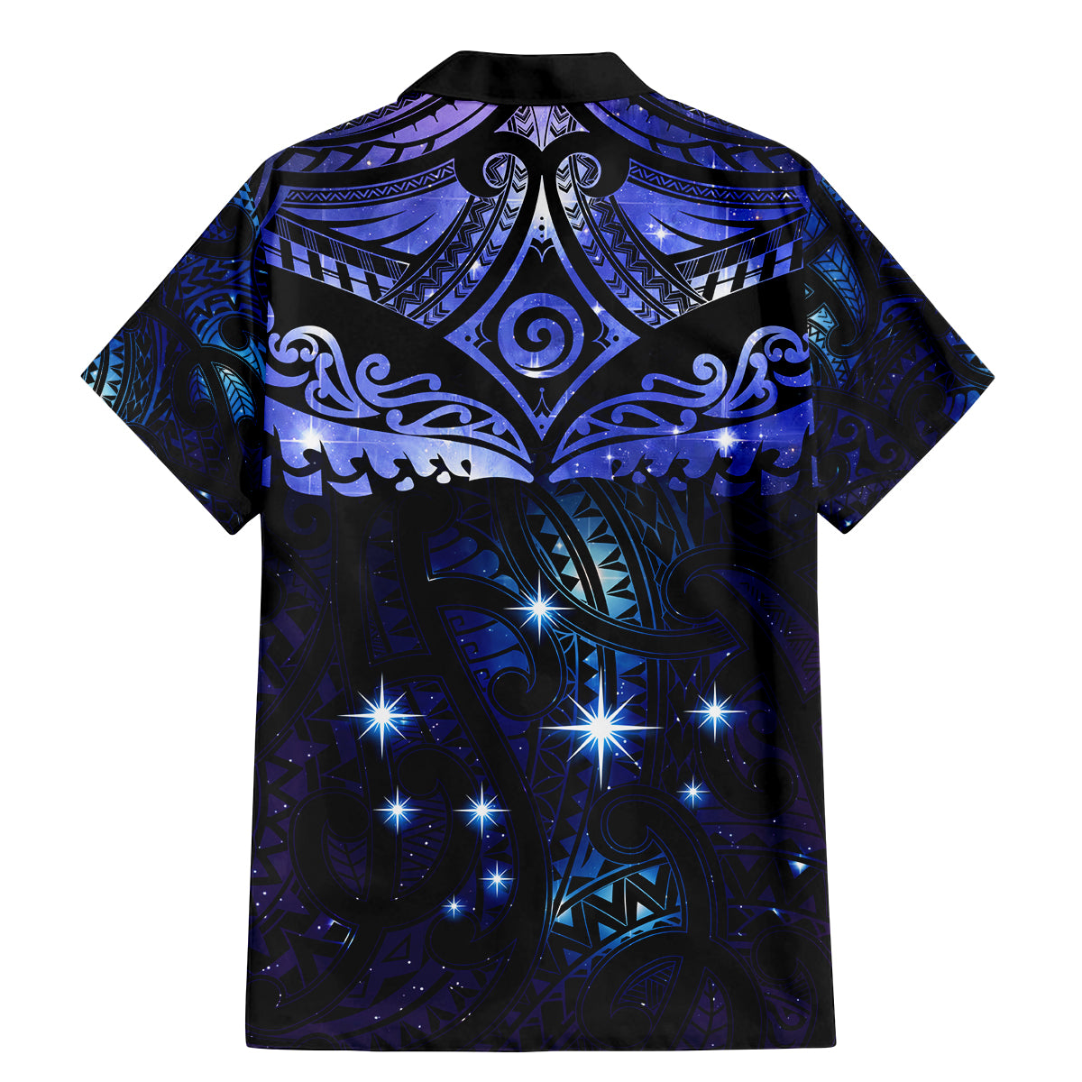 New Zealand Matariki Family Matching Mermaid Dress and Hawaiian Shirt Maori Pattern and Matariki Sky Night LT03 - Polynesian Pride