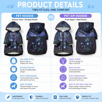 New Zealand Matariki Pet Hoodie LT03 - Polynesian Pride