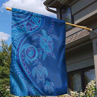 Hawaiian Turtles and Polynesian Art Tattoo Garden Flag Ocean Abyss LT03 - Polynesian Pride