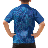 Hawaiian Turtles and Polynesian Art Tattoo Hawaiian Shirt Ocean Abyss