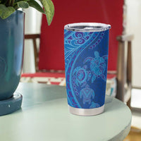 Hawaiian Turtles and Polynesian Art Tattoo Tumbler Cup Ocean Abyss LT03 - Polynesian Pride
