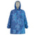 Hawaiian Turtles and Polynesian Art Tattoo Wearable Blanket Hoodie Ocean Abyss