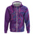 Hawaiian Turtles and Polynesian Art Tattoo Hoodie Dusky Violet