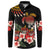 Hawaiian Hibiscus Turtle and Tropical Flower Button Sweatshirt Dynamic Vibe