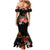 Hawaiian Hibiscus Turtle and Tropical Flower Family Matching Mermaid Dress and Hawaiian Shirt Dynamic Vibe