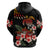Hawaiian Hibiscus Turtle and Tropical Flower Hoodie Dynamic Vibe