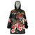Hawaiian Hibiscus Turtle and Tropical Flower Wearable Blanket Hoodie Dynamic Vibe