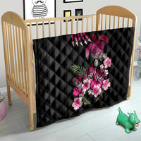 Hawaiian Hibiscus Turtle and Tropical Flower Quilt Sweet Vibe