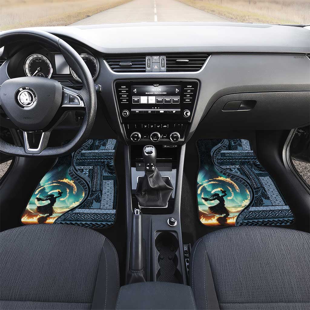 Samoan Siapo Motif and Siva Afi Dance Car Mats