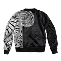 Samoan Art Tattoo Polynesian Pattern Bomber Jacket