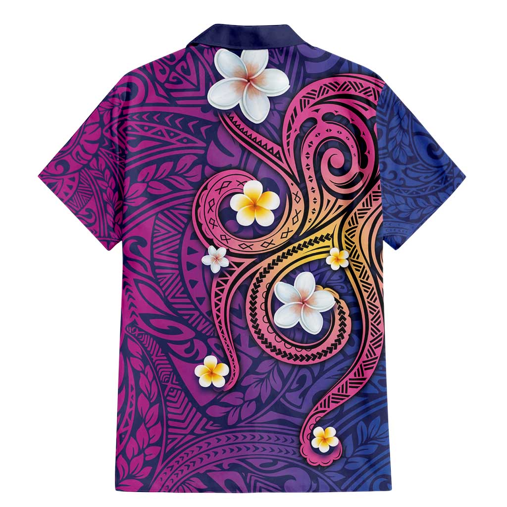 Hawaiian Octopus Tattoo and Frangipani Family Matching Mermaid Dress and Hawaiian Shirt LT03 - Polynesian Pride