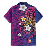 Hawaiian Octopus Tattoo and Frangipani Family Matching Mermaid Dress and Hawaiian Shirt LT03 - Polynesian Pride