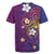 Hawaiian Octopus Tattoo and Frangipani Rugby Jersey