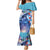 Hawaii Aloha Whales Family Matching Mermaid Dress and Hawaiian Shirt Hibiscus and Whales with Polynesian Pattern - Polynesian Pride