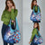 Hawaii Aloha Whales Grocery Bag Hibiscus and Whales with Polynesian Pattern - Polynesian Pride