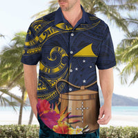 Tokelau Tokehega Day Hawaiian Shirt Coat of Arms with Polynesian Tattoo and Hibiscus LT03 - Polynesian Pride