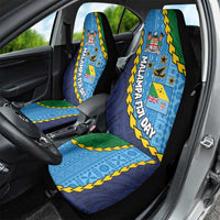 Malampa Fiji Day Car Seat Cover National Symbols with Tapa Tribal and Polynesian Tattoo LT03 - Polynesian Pride