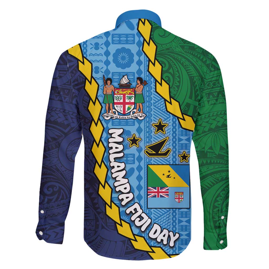 Malampa Fiji Day Family Matching Mermaid Dress and Hawaiian Shirt National Symbols with Tapa Tribal and Polynesian Tattoo LT03 - Polynesian Pride