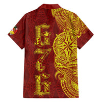 Tonga 676 Ngatu Tribal Tattoo Family Matching Tank Maxi Dress and Hawaiian Shirt LT03 - Polynesian Pride
