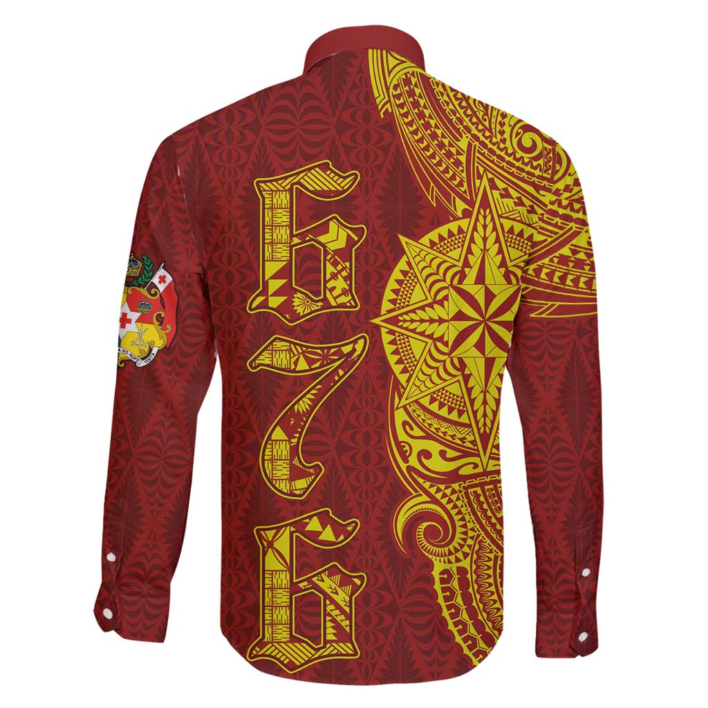 Tonga 676 Ngatu Tribal Tattoo Family Matching Tank Maxi Dress and Hawaiian Shirt LT03 - Polynesian Pride