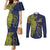 Personalised Tokelau Classic Ngatu Motifs Couples Matching Mermaid Dress and Long Sleeve Button Shirt