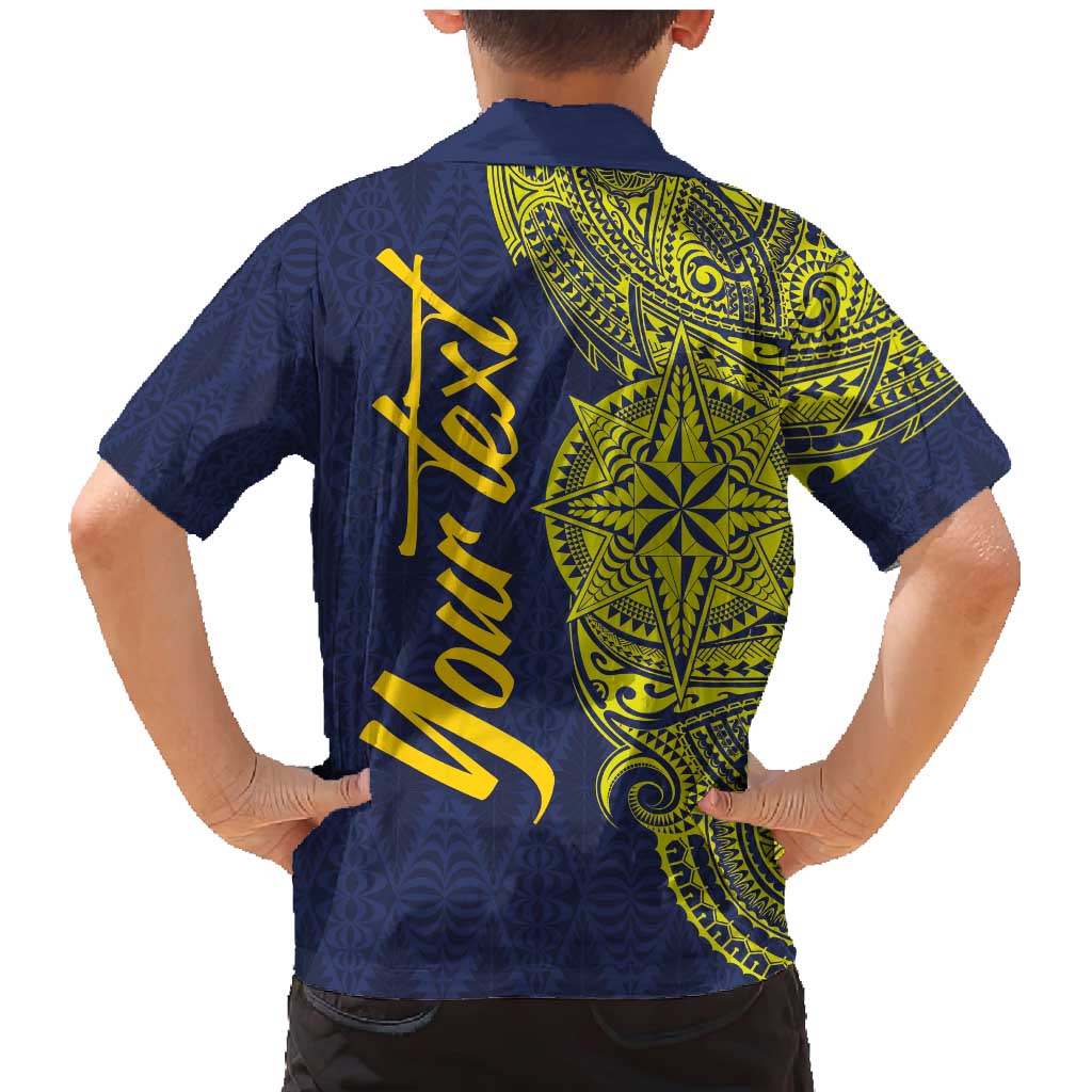 Personalised Tokelau Classic Ngatu Motifs Family Matching Mermaid Dress and Hawaiian Shirt LT03 - Polynesian Pride