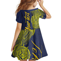Personalised Tokelau Classic Ngatu Motifs Family Matching Summer Maxi Dress and Hawaiian Shirt LT03 - Polynesian Pride